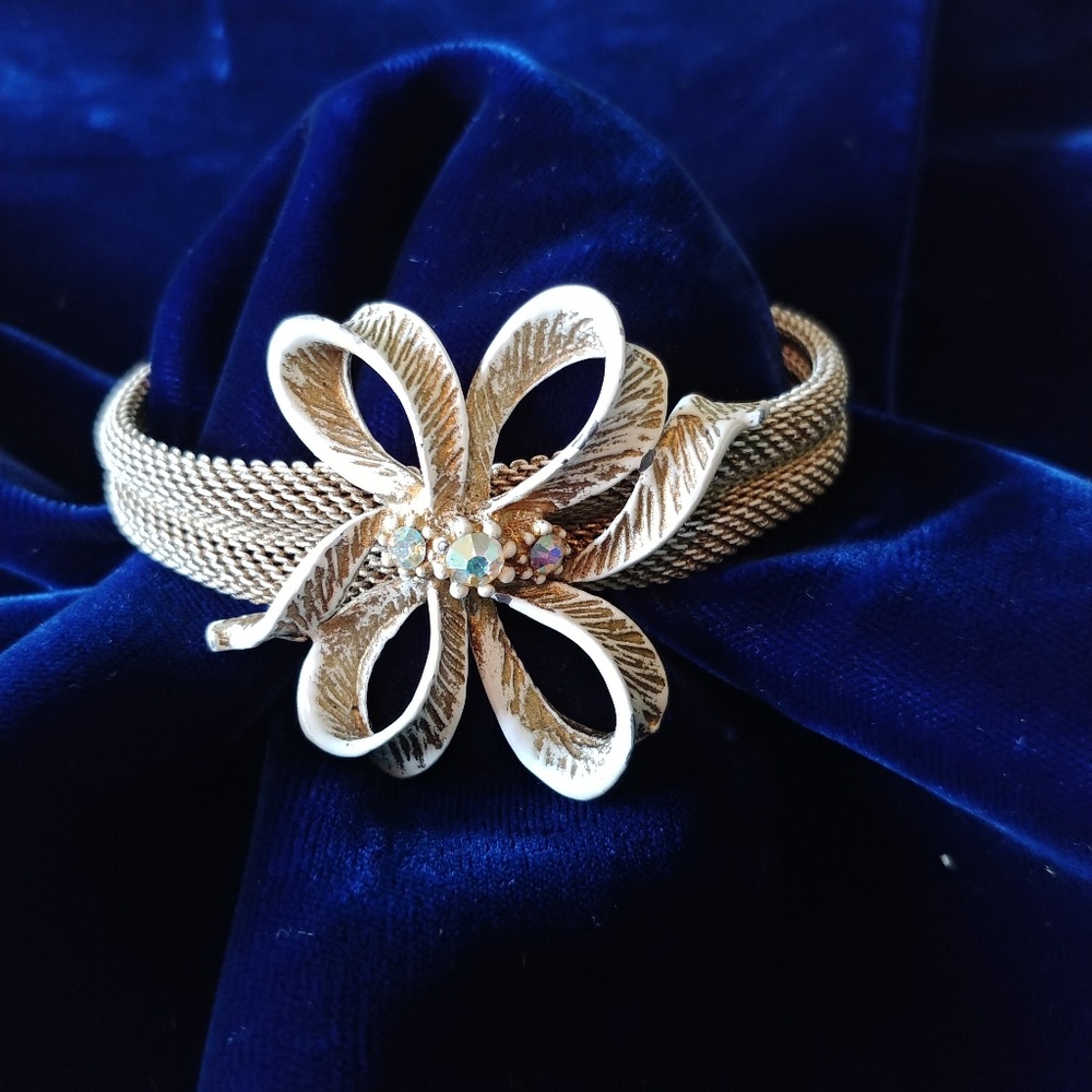 Bracelet with matching earrings